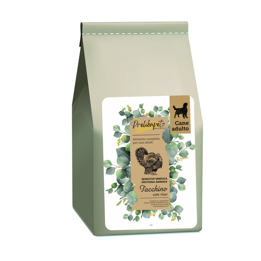Prelibapetz-Tacchino con riso- cane adulto